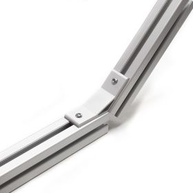 Соединение алюминиевого профиля под углом 135 градусов, серия 40