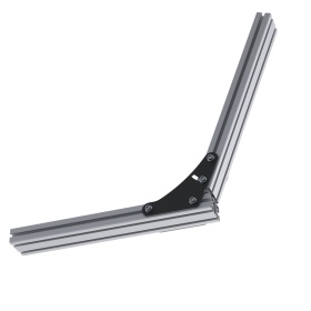 Установка на конструкционный профиль 40×40 — совместимость и жёсткая фиксация.