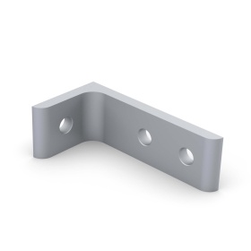 Опора алюминиевая, фундументальная, к профилю 30х30