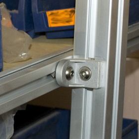 Вид регулируемого углового соединителя 45х45