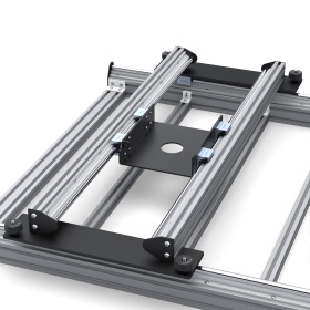 Вид сверху: платформа выравнивания слэбов 1000×1000.