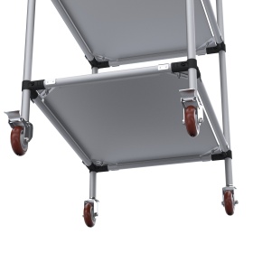 RSI-MST-800x600x1300-3 | Стойка подкатная 800х600х1300 3 полки изображение 2