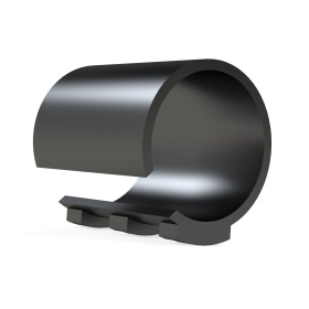 Изометрический вид уплотнителя кронштейна RSI-DF10B — соединительный элемент для труб Ø28 мм