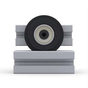 Ролик с конструкционным алюминиевым профилем