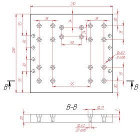 PRP 50180.25-120 | переходная пластина оси z изображение 1