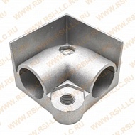 1143 | Соединитель под колесо/ножку М12 к трубному профилю D28