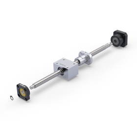 FF-10 плавающая фланцевая подшипниковая опора D8 мм — подшипник для валов, металлический фланец