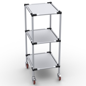 RSI-MST-600x500x1300-3 | Стойка подкатная 600х500х1300 3 полки изображение 6