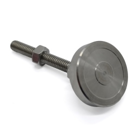 Опора-ножка артикул 7734: нержавеющая сталь, наклонная конструкция