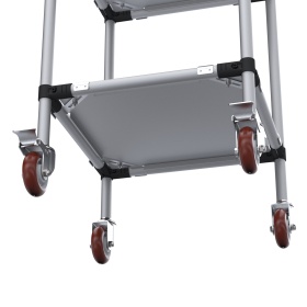 RSI-MST-500x500x1300-3 | Стойка подкатная 500х500х1300 3 полки изображение 2