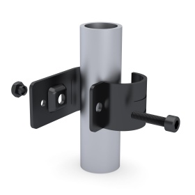 Узел крепления в разборе: RSI-DF13B с круглой трубой 28 мм