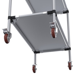 RSI-MST-1000x500x900-2 | Стойка подкатная 1000х500х900 2 полки изображение 5