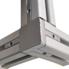 Арт. 2067 - угловой соединитель на 3 стороны к станочным профилям 40х40