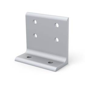 Фундаментная опора из алюминия к профилю 45х90