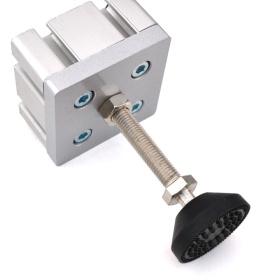 Ножка регулируемая М12 на опоре 7005-AL-Slot8-M12