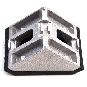 Угловой соединитель 45х45 вид снизу.