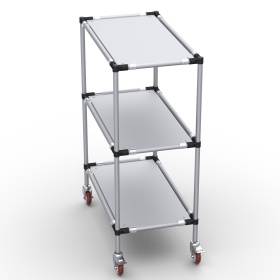 RSI-MST-900x500x1300-3 | Стойка подкатная 900х500х1300 3 полки изображение 6