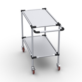 RSI-MST-900x500x900-2 | Стойка подкатная 900х500х900 2 полки изображение 6