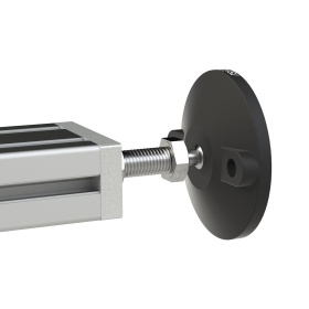 7002-AL-Slot8-M16 Вид крепление опорной плиты