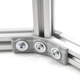 3D-2020-135-Type1 | Трехсторонний внутренний угловой соединитель, 20х20, угол 135 град. тип 1