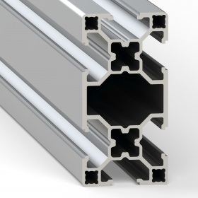 Облегченный алюминиевый конструкционный профиль 30х60 мм с пазом 8 мм
