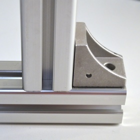 алюминиевый угловой соединитель 45х45 для панелей