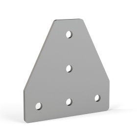 Т-5-У-30 | Соединительная пластина Т-типа, усиленная, 5 отверстий изображение 0