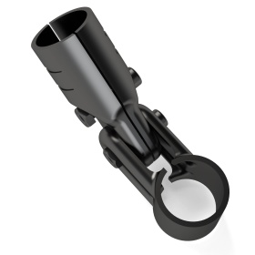 Поворотный кронштейн DF7B для трубопроводных модулей — угол, двухстороннее соединение