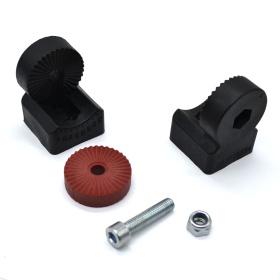 Артикул ML-1016-8, Шарнирное соединение с фиксацией размер 40х40, паз 8, 5 градусов