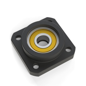 FF-12 — фланцевая опора подшипника, диаметр вала 10 мм.