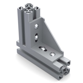 Соединитель угловой облегченный 40х80 на профиль 40