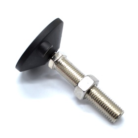 Опора регулируемая, артикул 7084: основание из нейлона, шпилька из нержавеющей стали