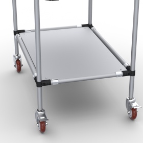 RSI-MST-900x600x900-2 | Стойка подкатная 900х600х900 2 полки изображение 3