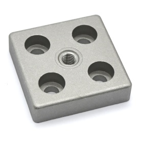 7004-AL-M10 | Опорная плита алюминиевая M10-60х60