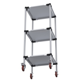 RSI-MST-500x500x1300-3 | Стойка подкатная 500х500х1300 3 полки изображение 6