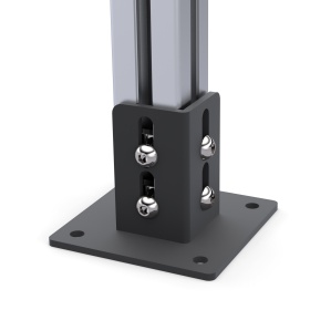 Основание стойки защитного ограждения 2000 мм