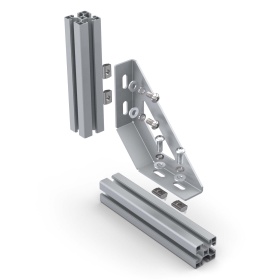 Схема установки соединительного уголка