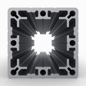 Алюминиевый телескопический профиль 60х60