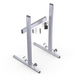 Иллюстрированная инструкция по сборке узлов с указанием винтов и положения деталей.